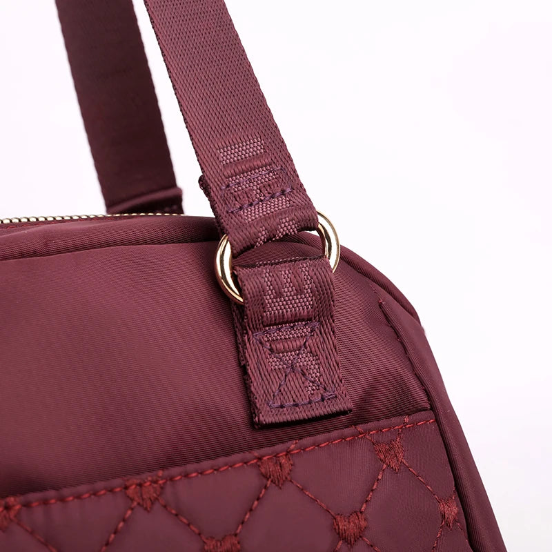 High Thread Nylon Shoulder Bag for Women