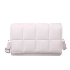Women Urban Solid Small Square Crossbody Shoulder Bag