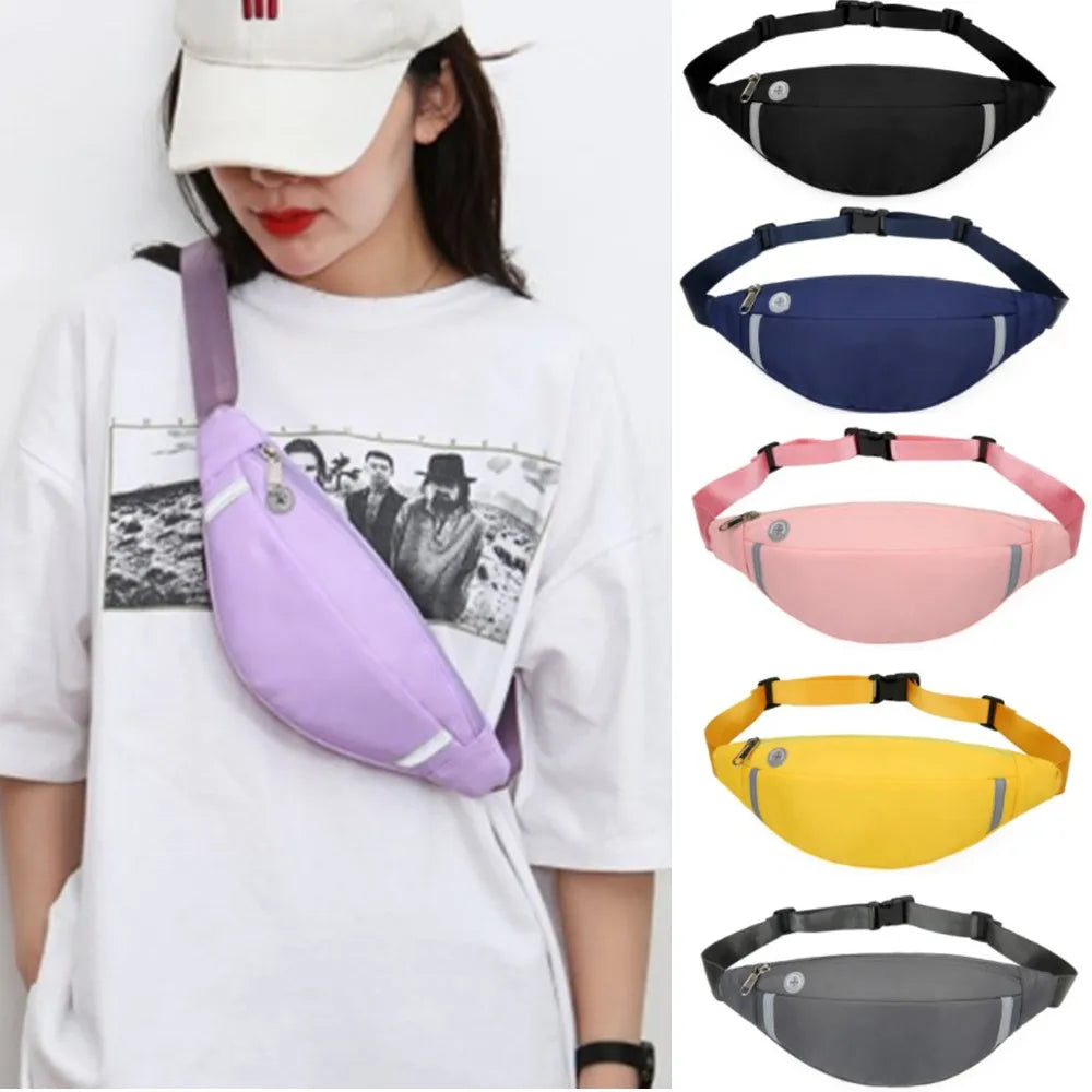 Waterproof Waist Bum Bags Running Jogging Belt Pouch Fanny Pack