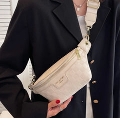 Women Waist Packs Chest Bag Handbag PU Messenger Bags
