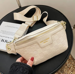 Women Waist Packs Chest Bag Handbag PU Messenger Bags