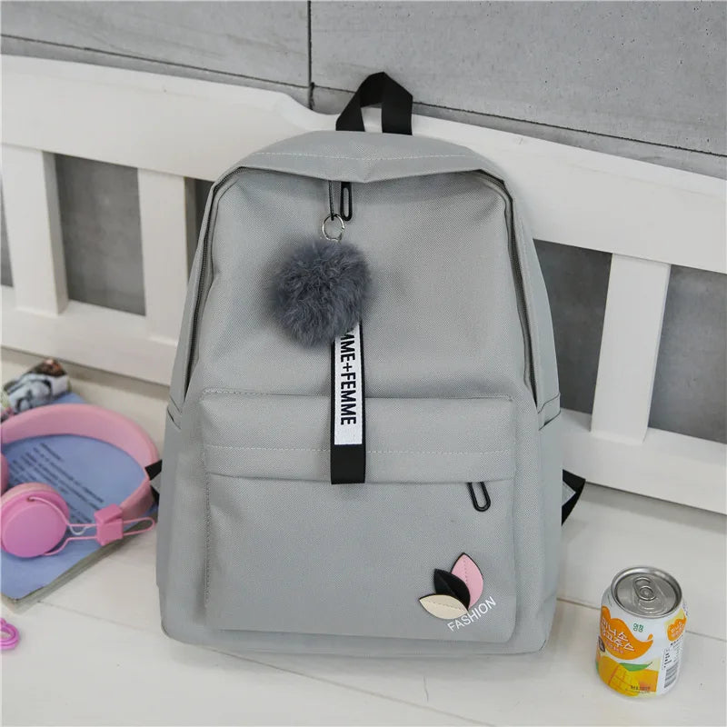 Women's Backpack Rucksack Waterproof Nylon Travel Bag Girls School Bag