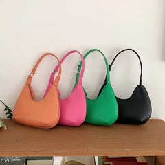 Women's Small Shoulder Bag Soft PU Leather Woman Purse