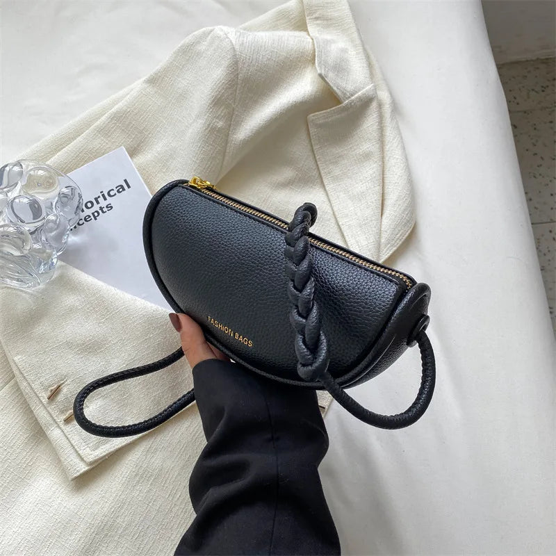 Women's Dumpling Messenger Bag Pu Leather Handbag