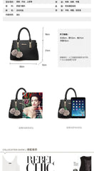 Women's Bag PU Leather Solid Shoulder Bag Handbag