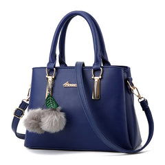 Women's Bag PU Leather Solid Shoulder Bag Handbag