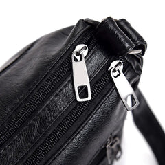 Women's Bags PU Leather Soft Shoulder Handbags Large Capacity Diagonal Mom Bags