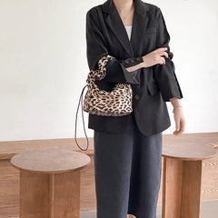 Leopard Print Shoulder Bag High Lady Handbag