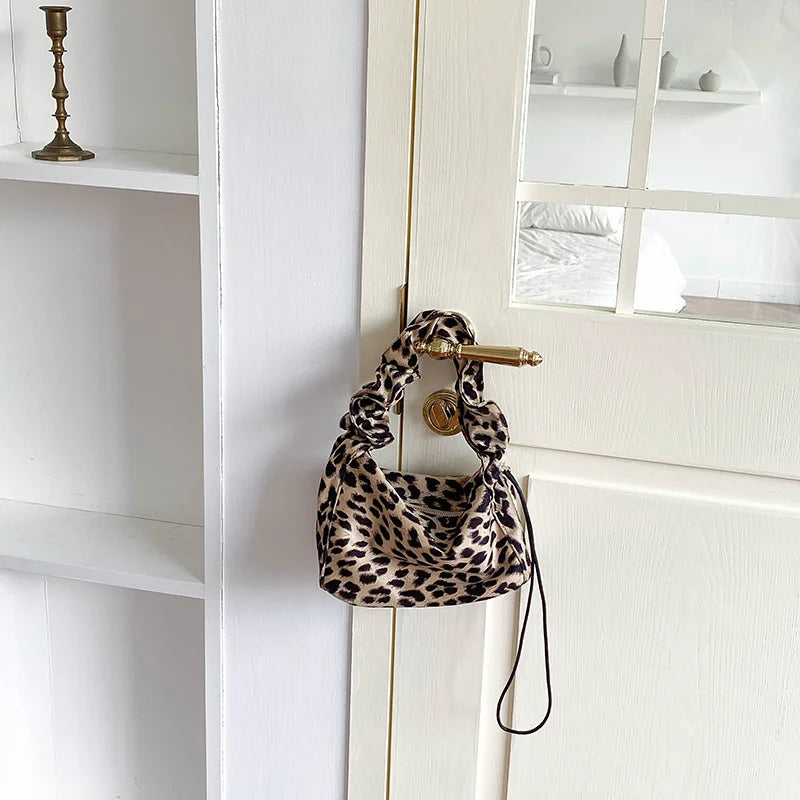 Leopard Print Shoulder Bag High Lady Handbag