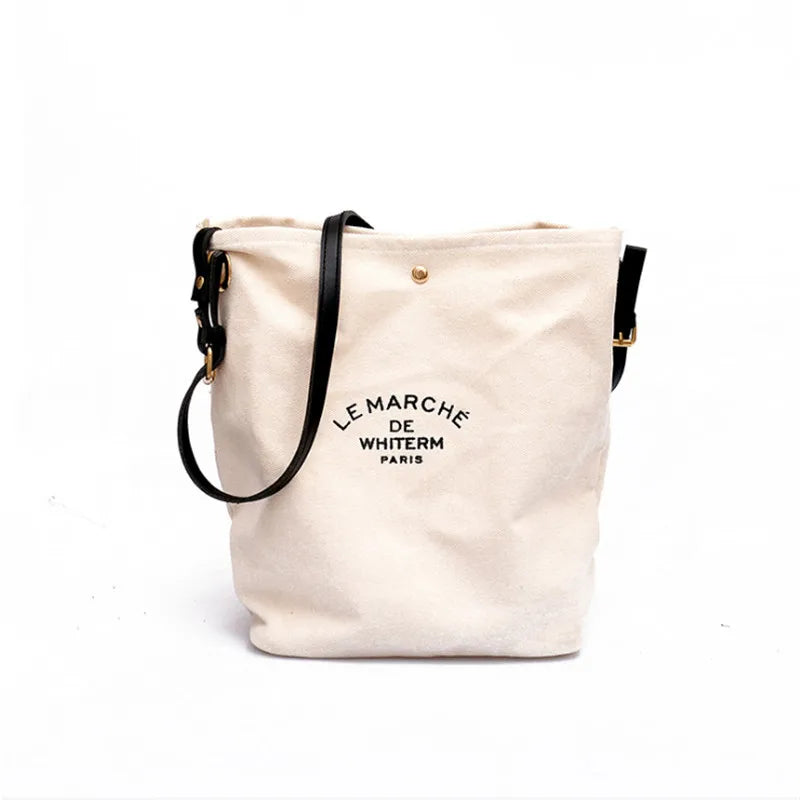 Women's Canvas Bag Messenger Bag Large Capacity Single Shoulder Bag