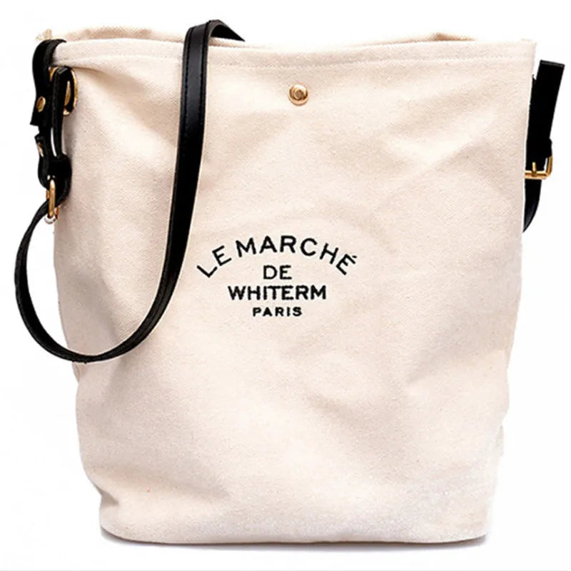 Women's Canvas Bag Messenger Bag Large Capacity Single Shoulder Bag