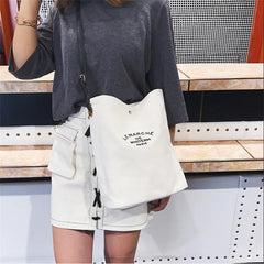 Women's Canvas Bag Messenger Bag Large Capacity Single Shoulder Bag