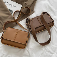 Retro PU Leather Hobo Shoulder Bag for Women