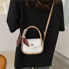 Small Leather Shoulder Bag Crossbody Handbag Underarm Bag