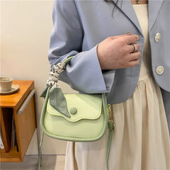 Small Leather Shoulder Bag Crossbody Handbag Underarm Bag