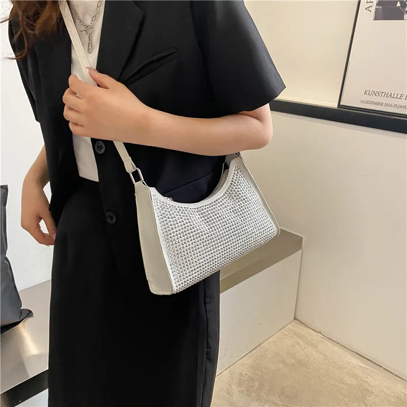 Vintage Women's Shoulder Bag in PU Leather
