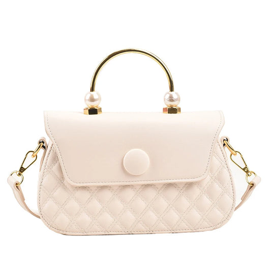 Women's PU Leather Crossbody Bag Solid Shoulder Bag