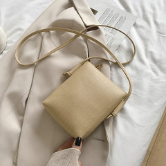 Women's Messenger Mini Mobile Phone Bag Square PU All-Match Coin Purse