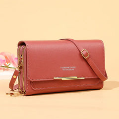 Women's Large Capacity Shoulder Bag with Zero Wallet