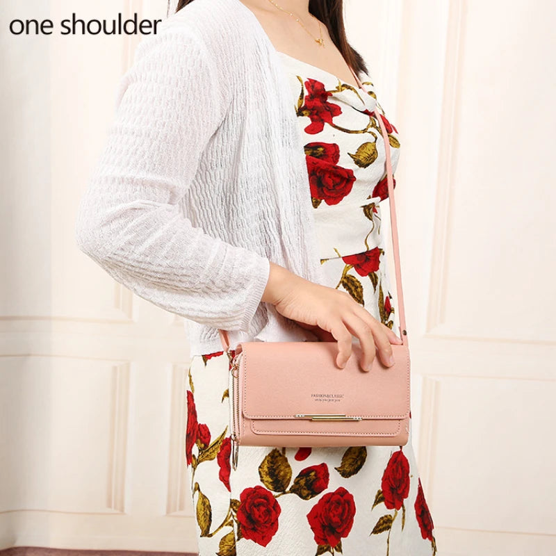 Women's Large Capacity Shoulder Bag with Zero Wallet