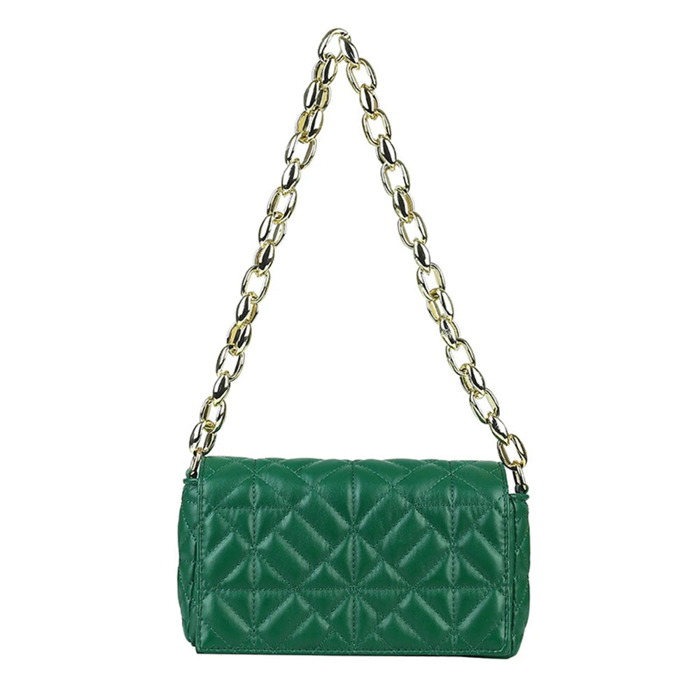 Quilted Shoulder Handbag Chain Purse Clutch Bag Women's Hand Bag