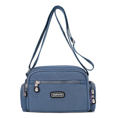 Women's CrossBody Bag Small Square Handbag Messenger Bag Nylon Purse
