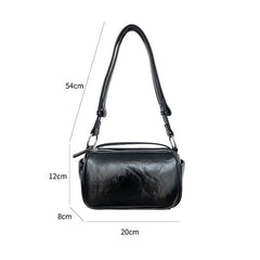 Vintage PU Leather Mini Crossbody Shoulder Bag