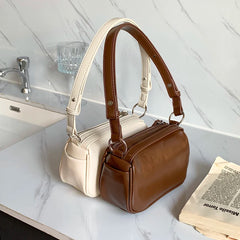 Vintage PU Leather Mini Crossbody Shoulder Bag