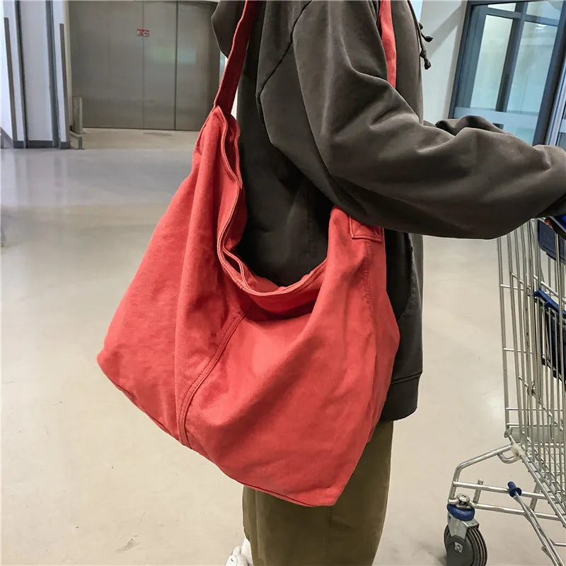 Women's Leisure Canvas Shopping Bag