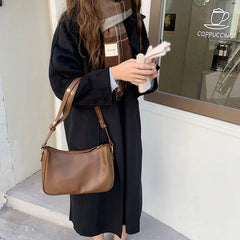 Women Shoulder Bags Large Capacity Soft Pu Female Messenger Bags Casual Ladies H