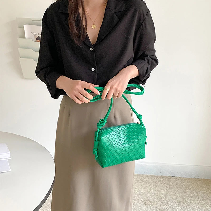 Wild Diamond Plaid Shoulder Bag Streetwear Zipper Messenger Bag