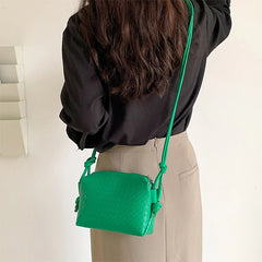 Wild Diamond Plaid Shoulder Bag Streetwear Zipper Messenger Bag