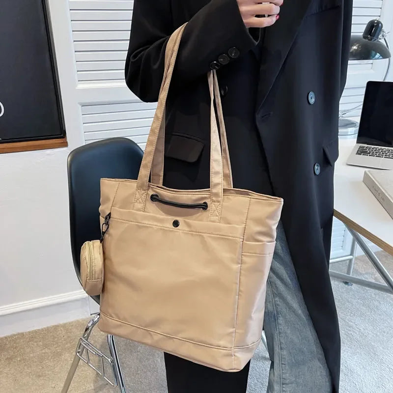 Women Canvas Shoulder Bag Casual Waterproof Travel Handbag