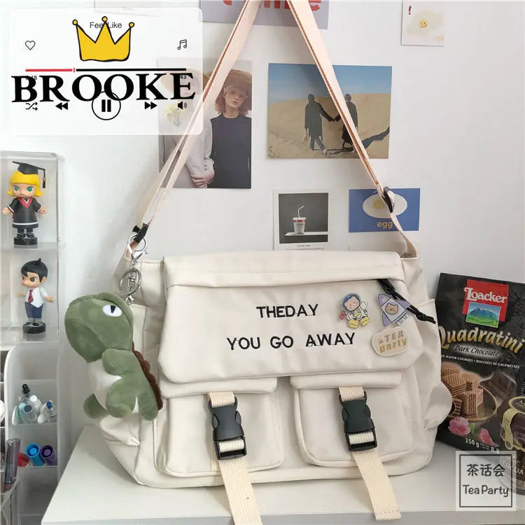 Nylon Crossbody Bags Youth Casual Large Capacity Ladies Shoulder Bag