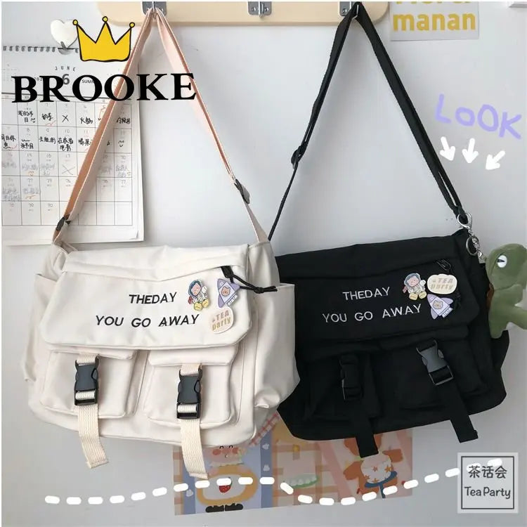 Nylon Crossbody Bags Youth Casual Large Capacity Ladies Shoulder Bag