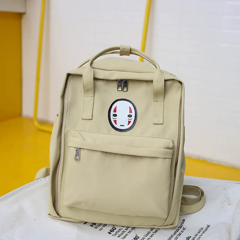 Nylon School Bags for Teenage Girls Women School Laptop Backpacks
