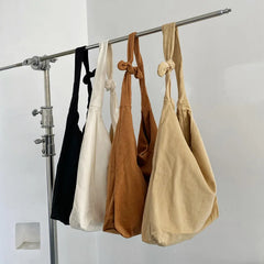 Nylon Women's Tote Handbags Retro Solid Ladies Messenger Shoulder Underarm Bag