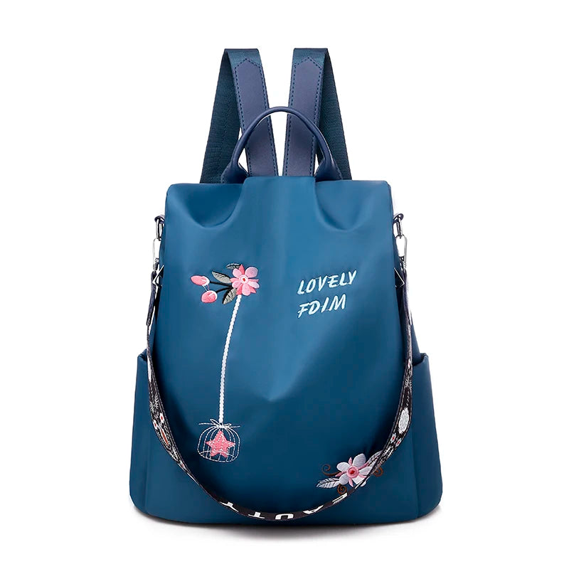 Oxford Backpacks Women School Travel Laptop Bag