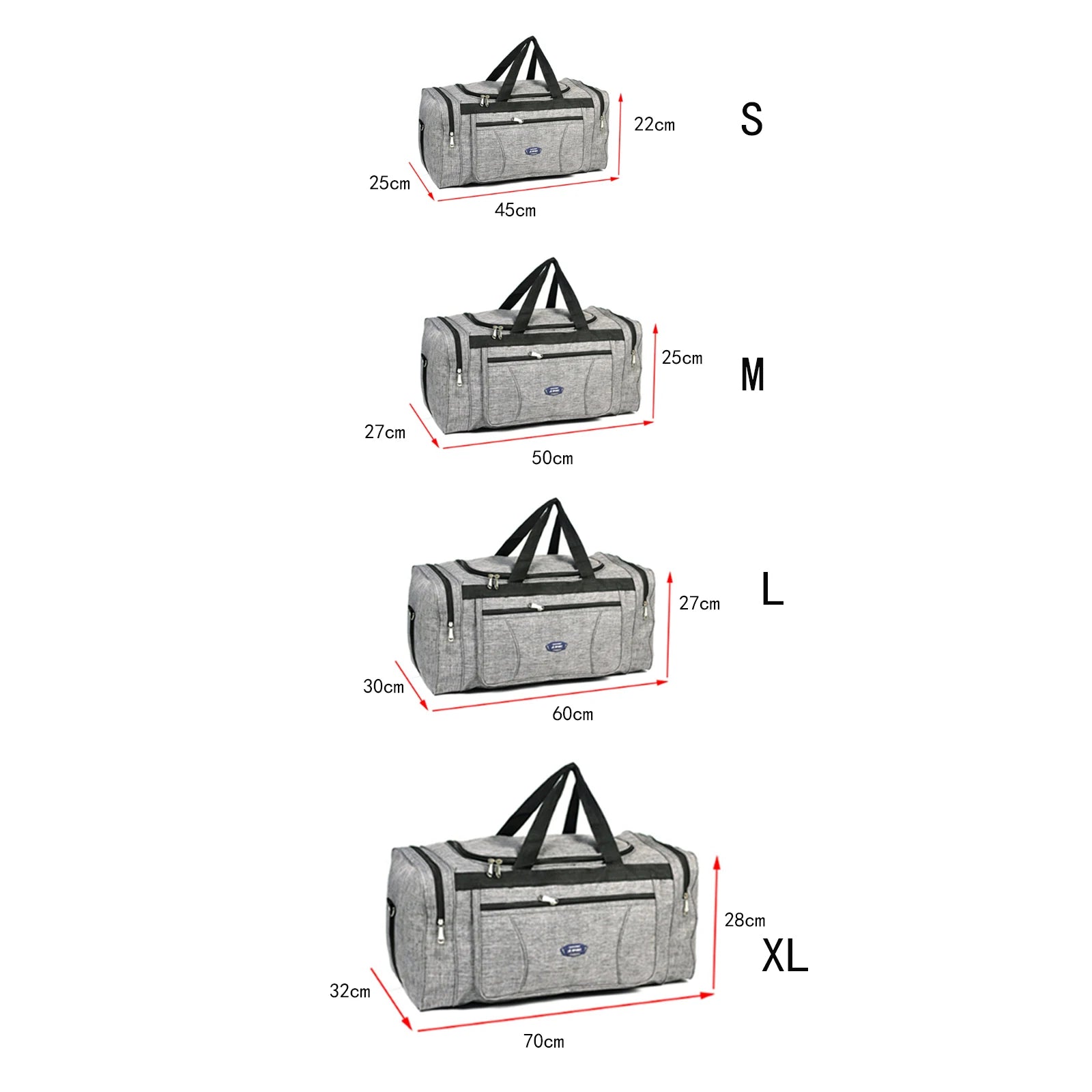 Oxford Waterproof Men Travel Bags Large Capacity Duffl