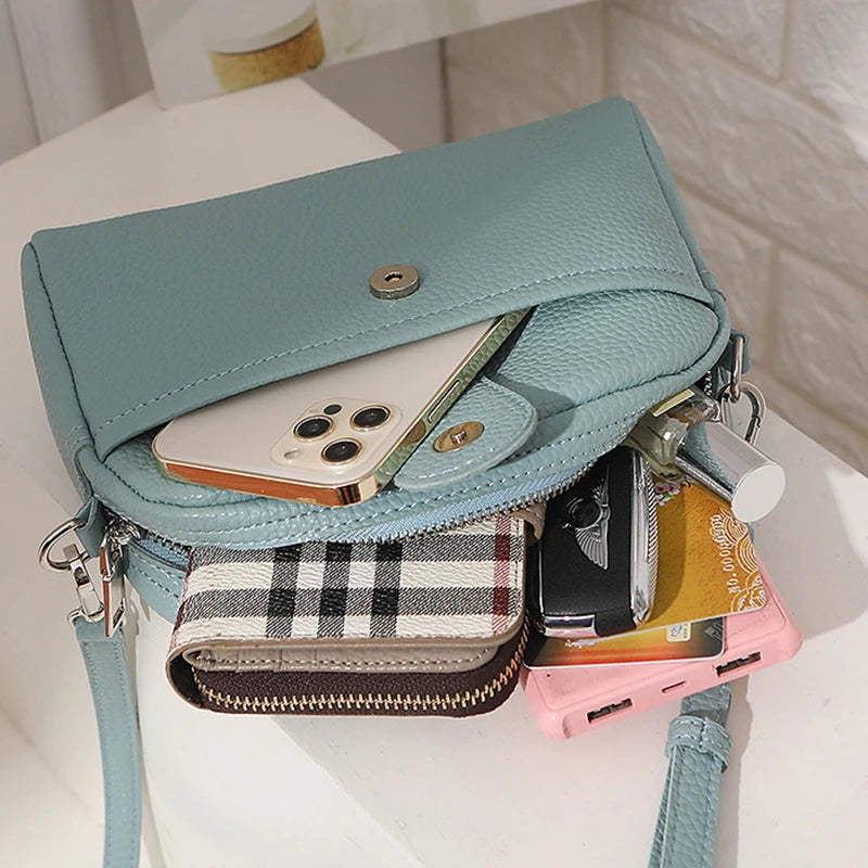 PU Leather Purse Female Shoulder Tote Bag Women Crossbody Bags Soft
