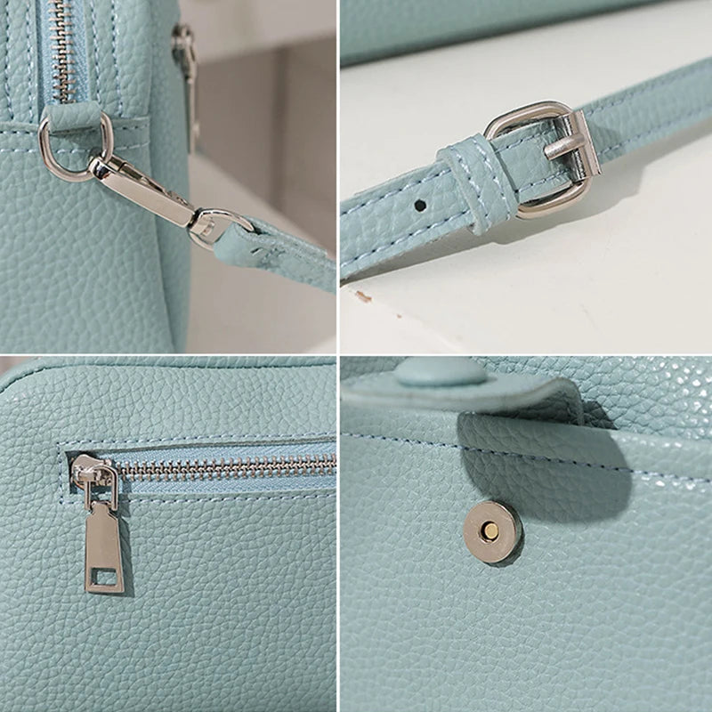 PU Leather Purse Female Shoulder Tote Bag Women Crossbody Bags Soft