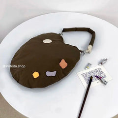 Quilted Feather Pattern Shoulder Bag for Women