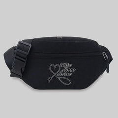 Student Nurse Pattern Waist Bag Leisure Sports Canvas