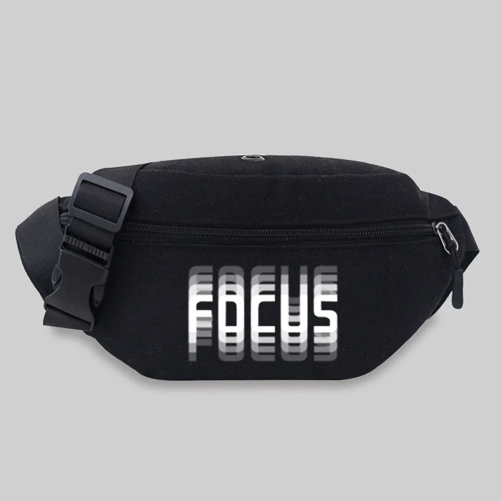 Canvas Messenger Waist Bag Chest Bag Leisure Sports Fanny pack