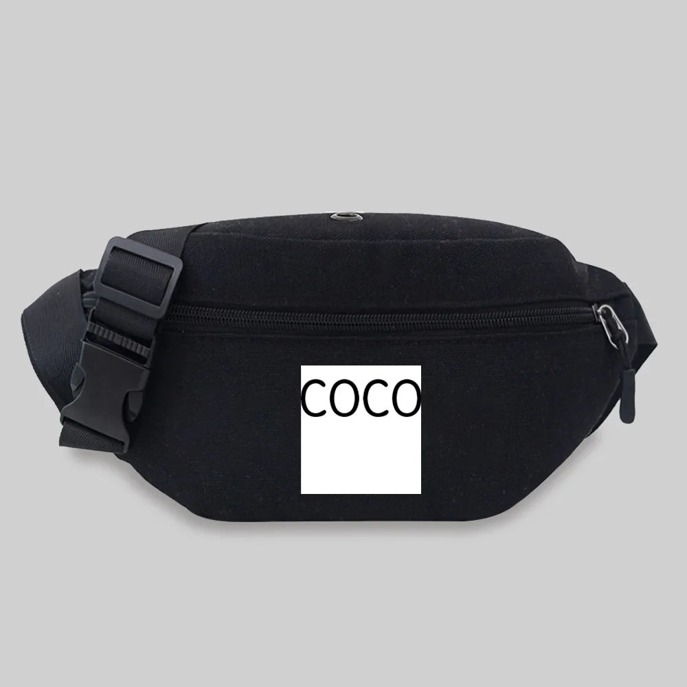 Canvas Messenger Waist Bag Chest Bag Leisure Sports Fanny pack
