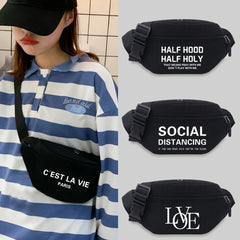Canvas Messenger Waist Bag Chest Bag Leisure Sports Fanny pack