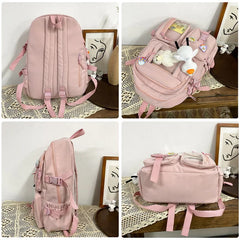Preppy Lovely Waterproof Candy Colors Backpack for Women