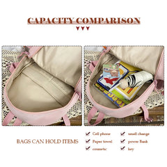 Preppy Lovely Waterproof Candy Colors Backpack for Women