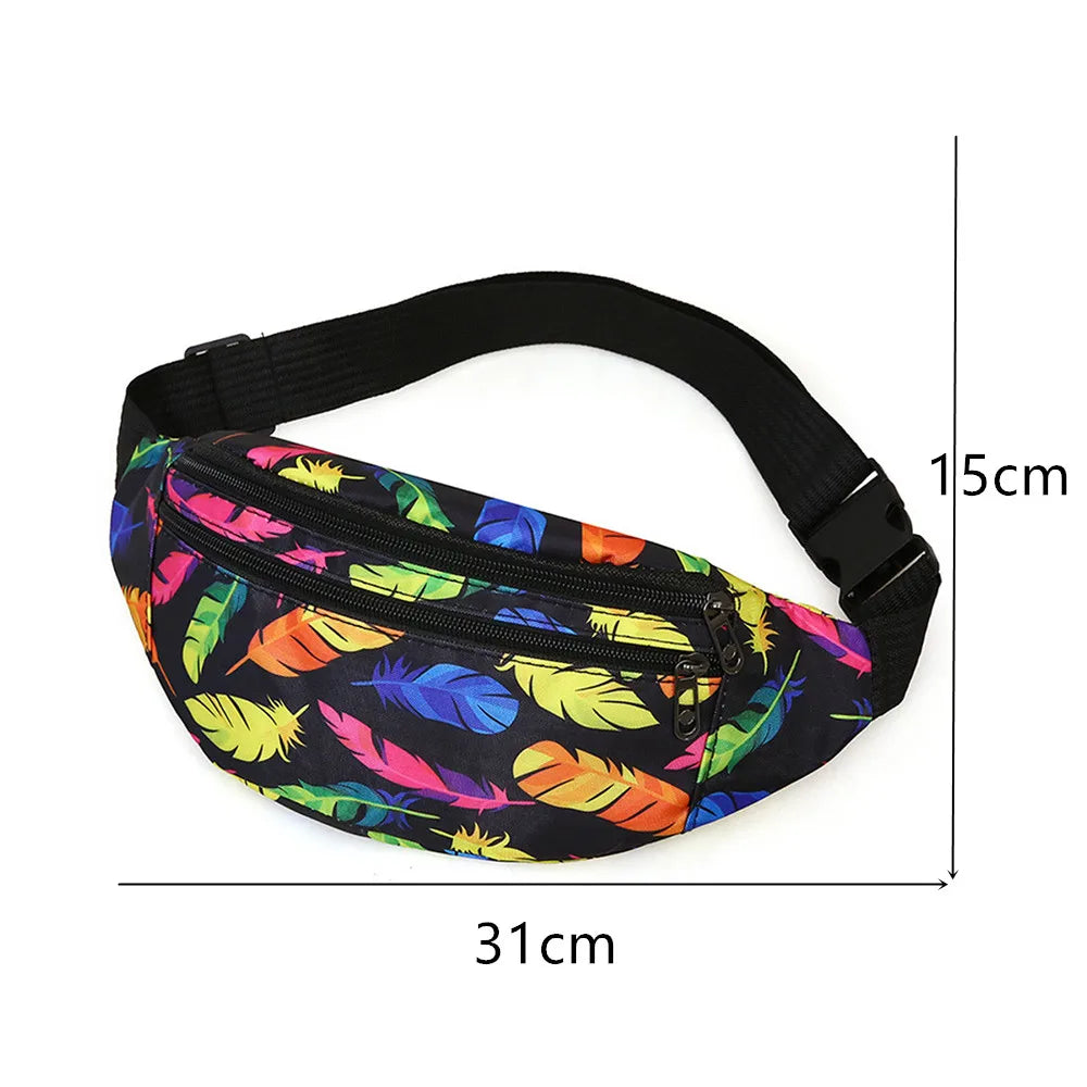Waist Bag Men Women Sport Fanny Pack Bum Bag Travel Chest Bag