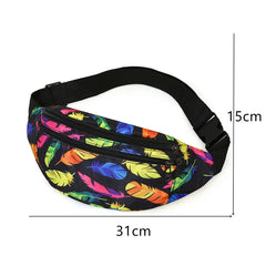 Waist Bag Men Women Sport Fanny Pack Bum Bag Travel Chest Bag